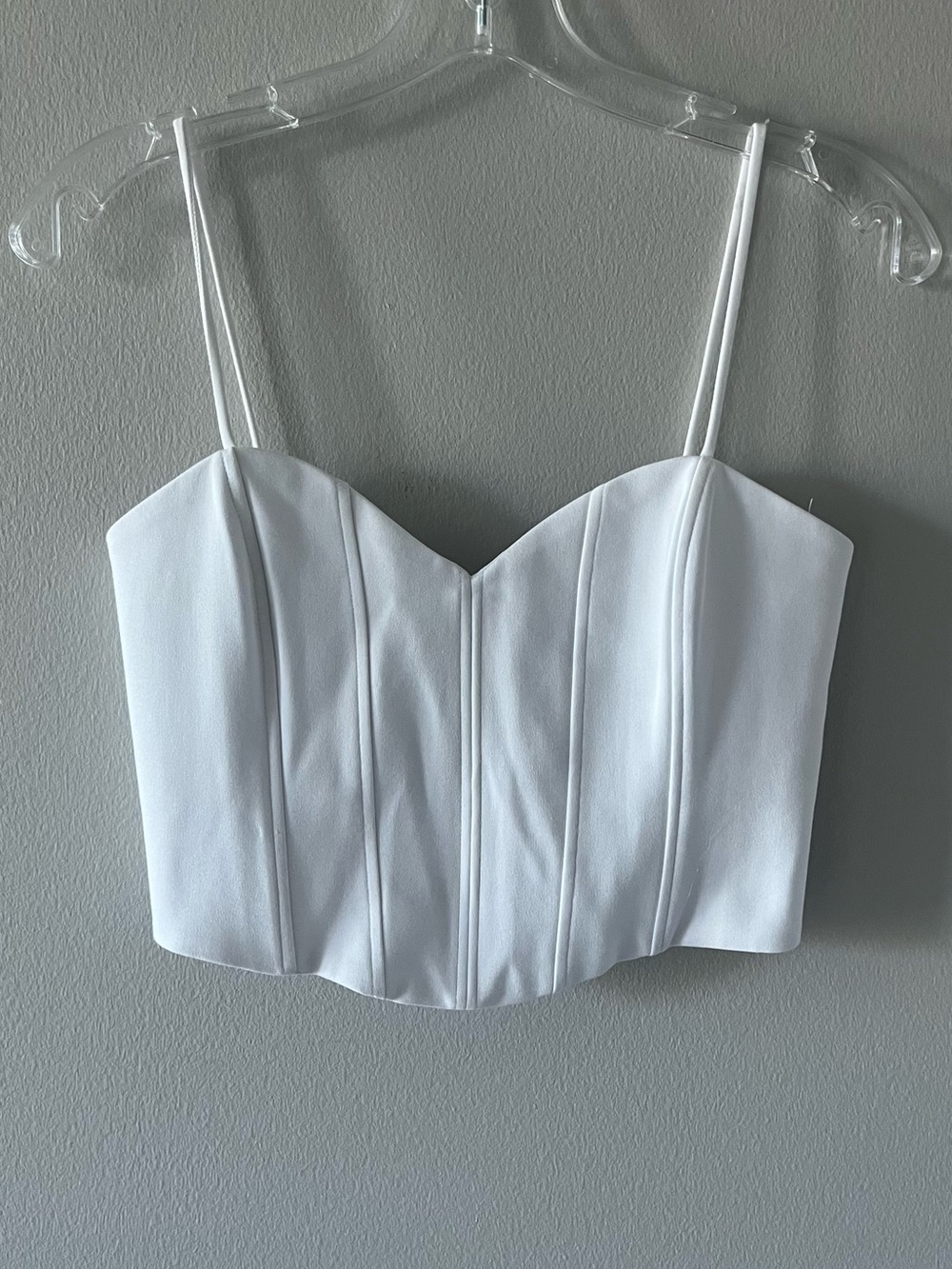 Zara White Corset Top